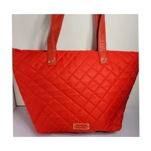 Olivia + Joy Nylon Diamond Quilted Tote